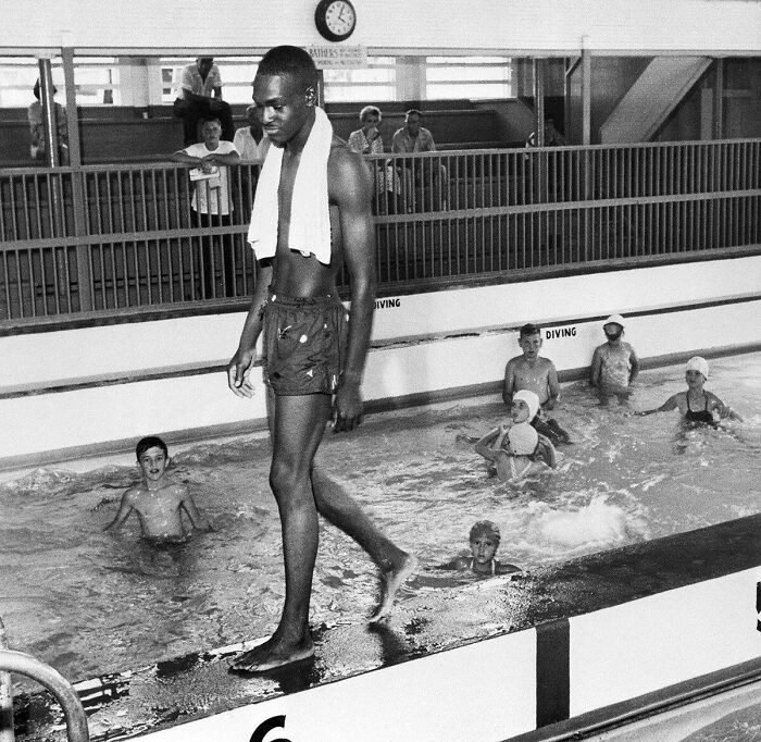 "David Isom, 19, Broke The Color Line In A Segregated Pool In Florida On June 8, 1958, Which Resulted In Officials Closing The Facility"