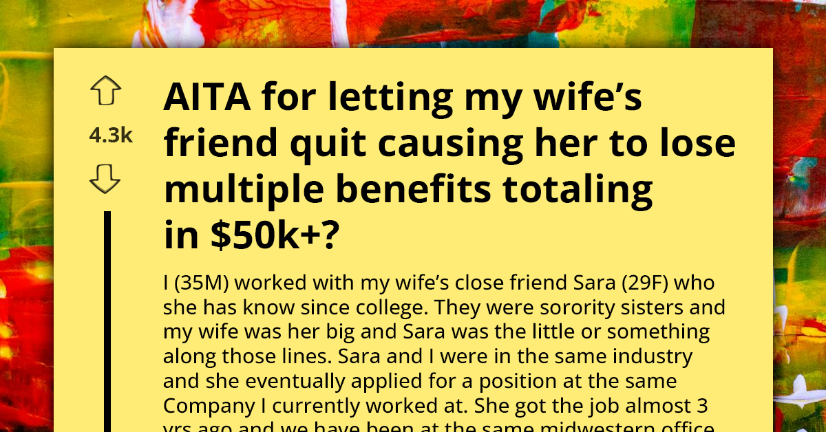 Man Accused Of Negligence As Wife's Friend Forfeits $50K In Benefits After Quitting Job