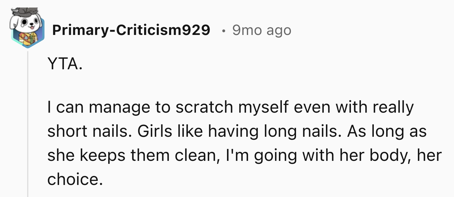 Girls Like Having Long Nails