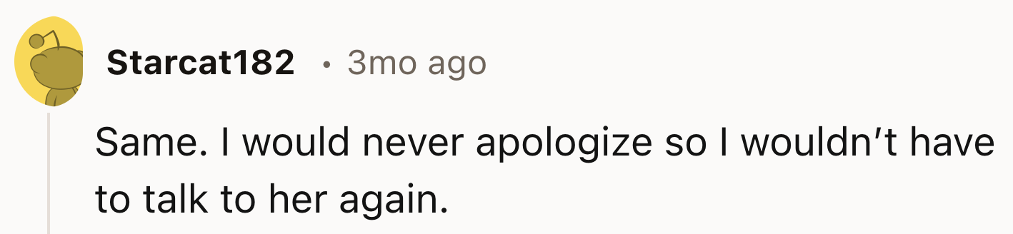 Not One Soul Would Talk To Her Again