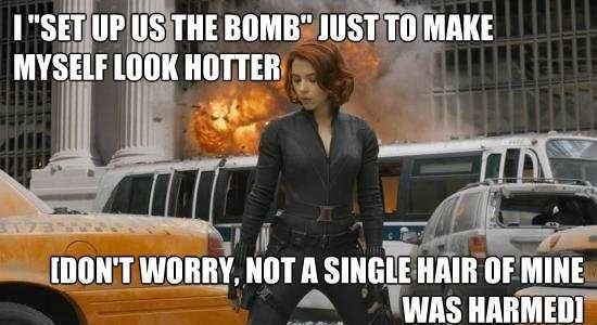 21. Not a single hair of hers was harmed