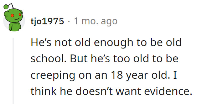 He's in a generational limbo, not quite 