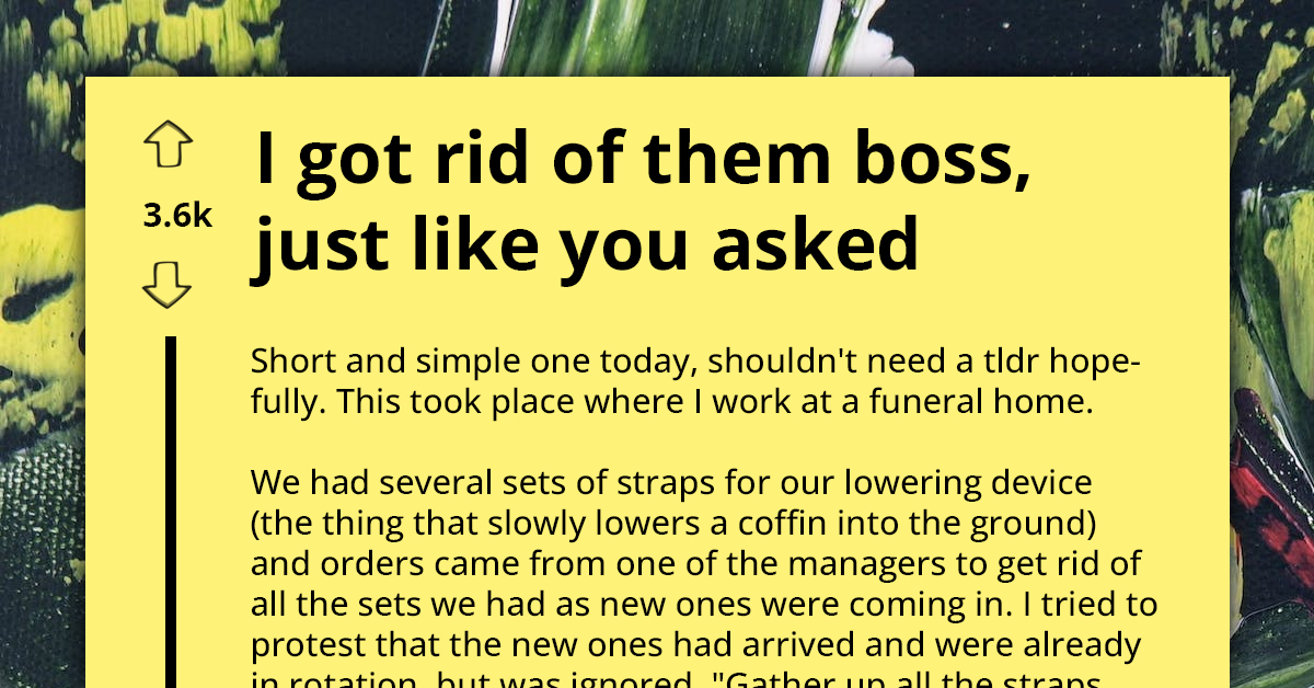 Employee Defies Manager's Order and Indirectly Saves the Day, Prevents Coffin-Lowering Debacle at Funeral Home