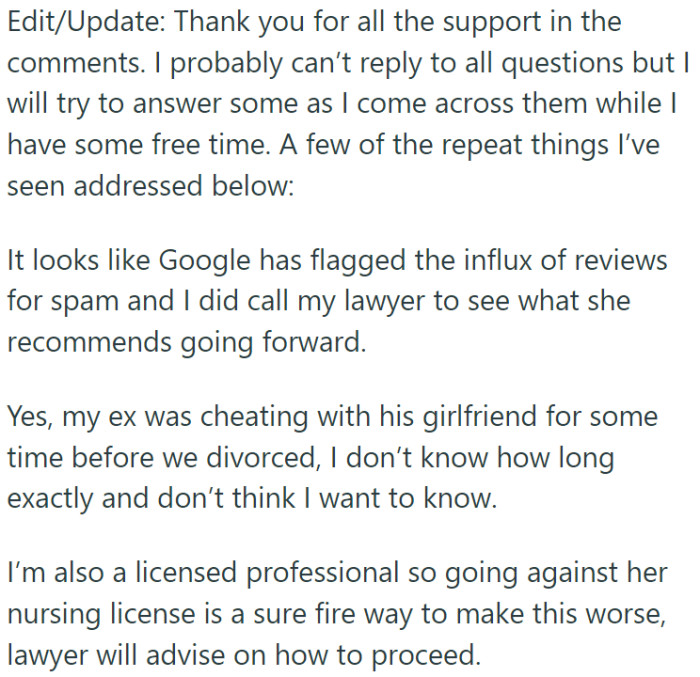 OP posted an update: