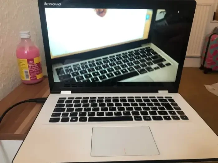 6. Looks like someone placed a mirror on the screen.