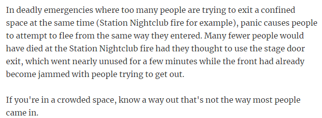 20. Create a backup exit route different from your entry point.