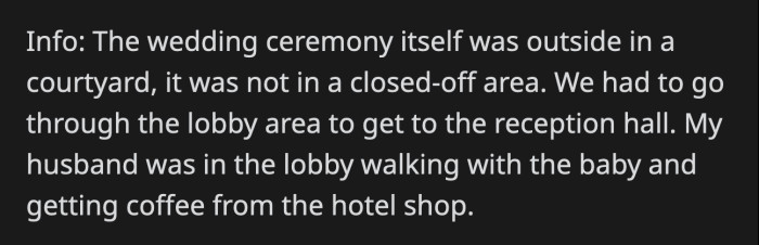 None of what happened was done to steal anyone's thunder