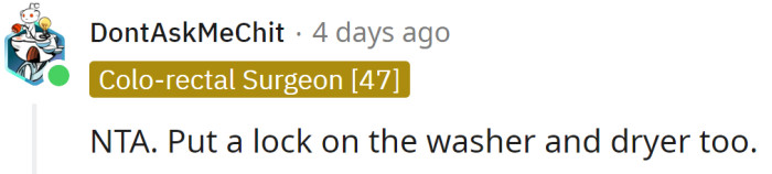 If his roommate isn't paying for appliances, he shouldn't be using them