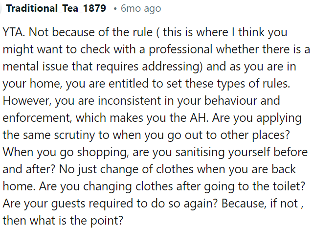 OP is in the wrong here; he needs to seek professional help.