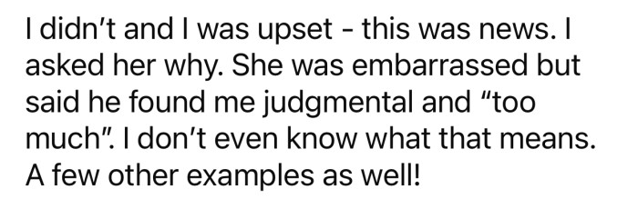 OP never knew that before and was shocked to hear it for the first time.