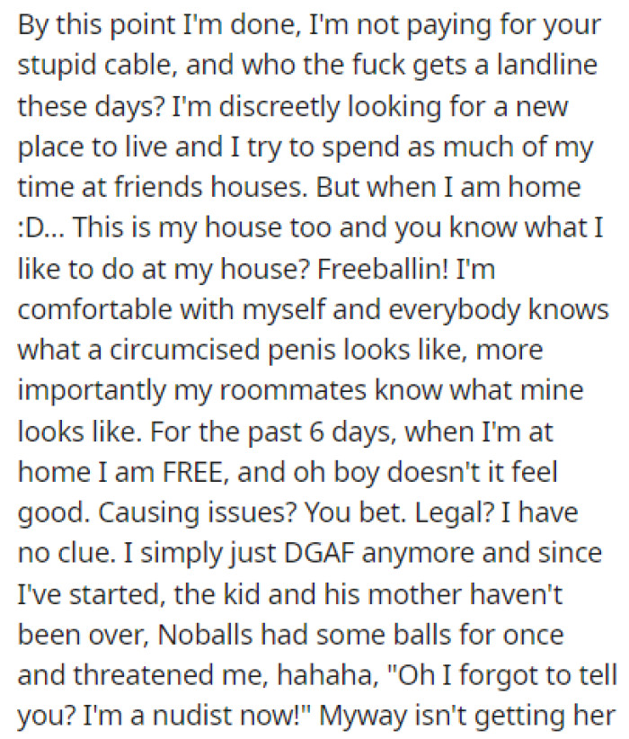 OP was tired of it all, and he decided to protest things in his own way