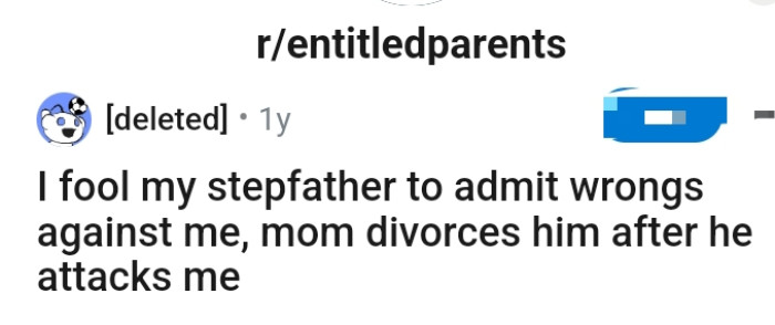 The OP kicks off her story