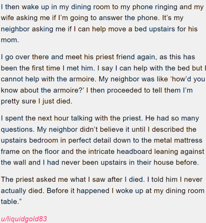 Awakening in an alternate reality