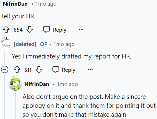 It's the OP's eff up, but they should at least inform the company about the mess they created.