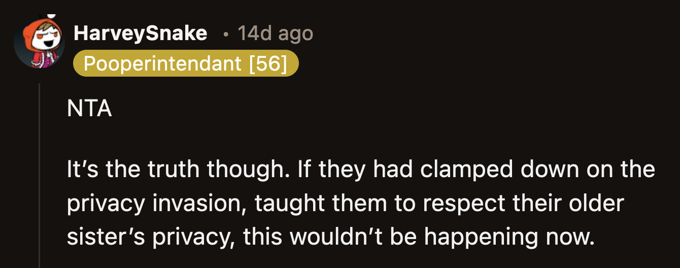 The Truth of Their Ineffective Parenting May Have Been a Hard Pill to Swallow, but Kayla Opened That Topic When She Begged OP to Force Gia to Move Back.
