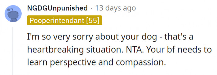 11. He also needs to convey the comfort he wants to impart better