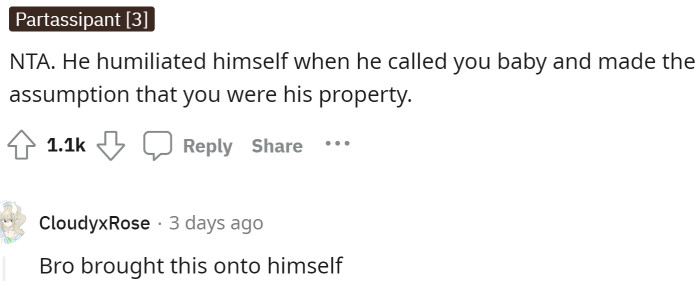 Redditors are harsh on this poor guy