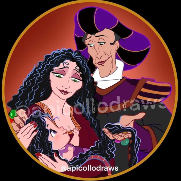 3. Mother Gothel and Judge Claude Frollo