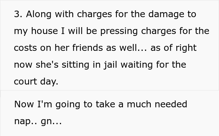 Maddie is currently sitting in jail and hopefully thinking about her actions.