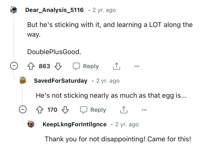 Haha…This was smooooth