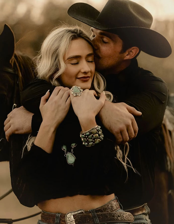 He’s her cowboy, and she’s his wild rose
