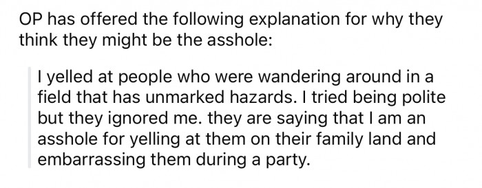 OP thinks he might potentially be the a-hole for the following reason.