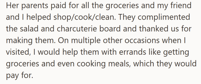 Their gratitude had never been in question, and the setup had always felt clear and fair.