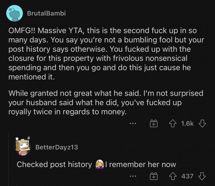 Reddit users checked OP's activity on the platform and discovered some interesting info.