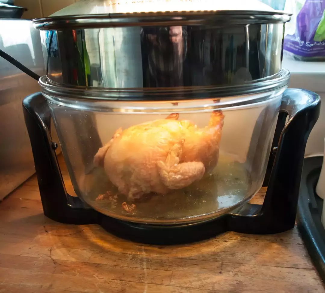 The Halogen Oven, another countertop cooking device, seems to be threatening the air fryer's dominance