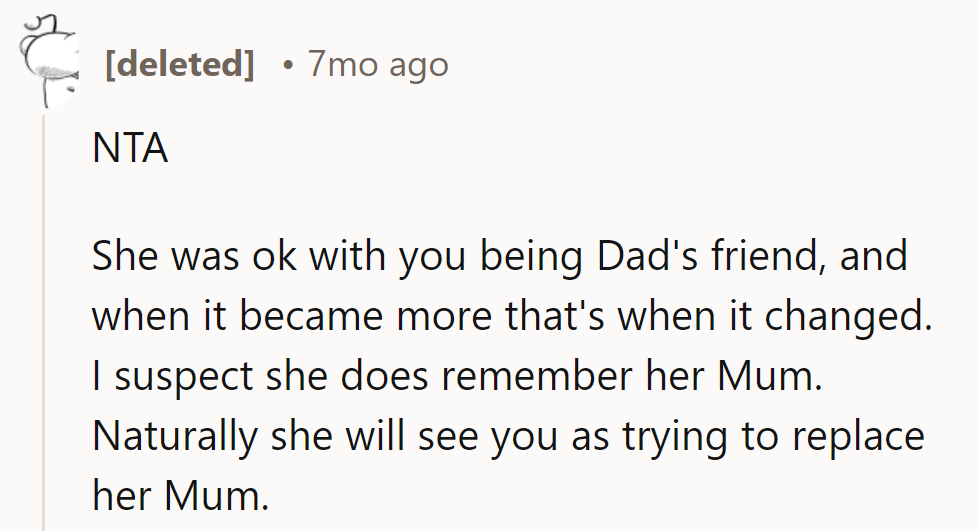 Seems she accidentally signed up for the 'Mom Replacement Crash Course.' Tough crowd, huh?