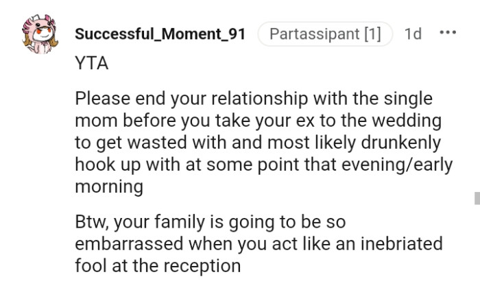 The OP's family is going to be so embarrassed