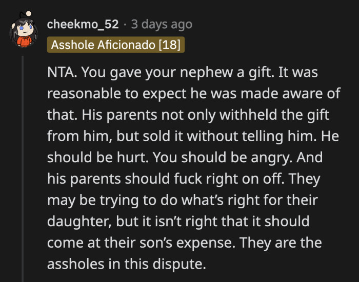 Joe was more than right to be mad at his parents. OP's sister and her husband were unfair to accuse OP of hurting their son's feelings.