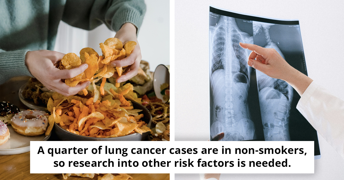 Cancer Warning as Study Links Common Processed Foods to Higher Risk of Lung Cancer