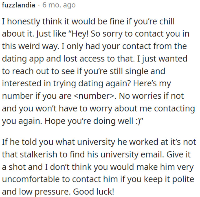 If OP knows his university, using his university email isn't too intrusive.