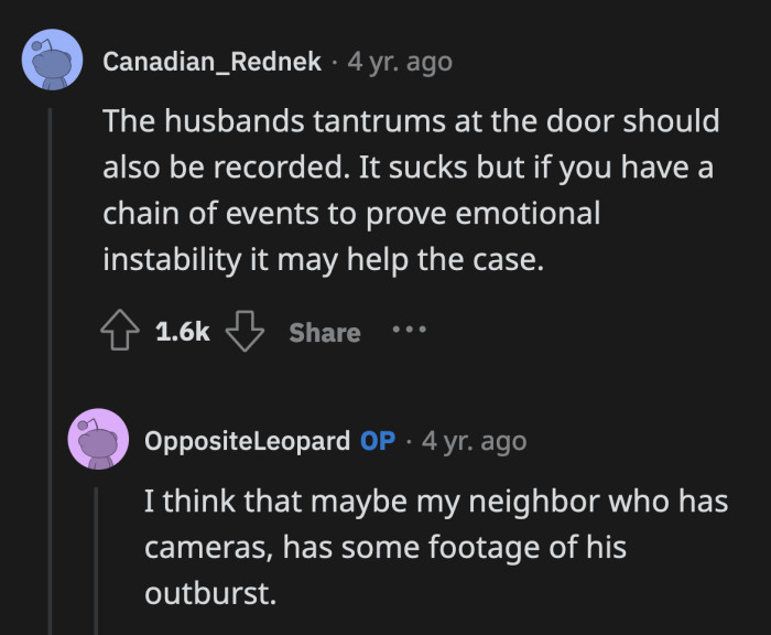 OP's ex-husband is such a lowlife for trying to use their daughter to get to OP.