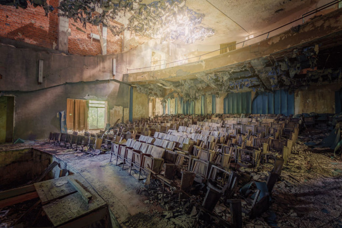 21. This looks like a movie theater, but I don't want to know what they were forced to watch.