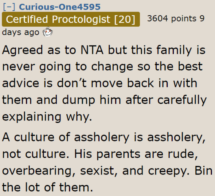 Some Redditors believe that the OP needs to call it quits.