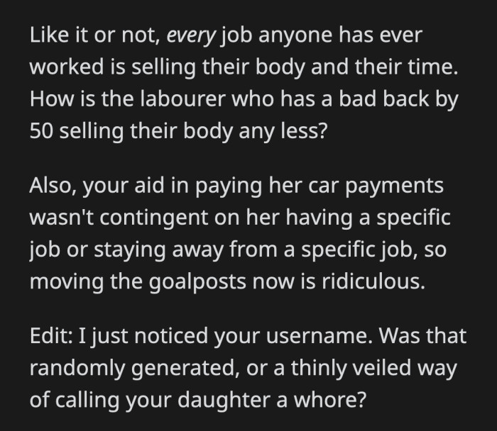 I didn't even notice OP's username at first. But now that they pointed it out... u/LivingWitHorse is a thinly veiled, gross pun.