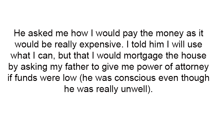 I told him I would use what I could.