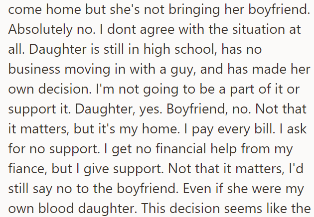 But the OP doesn't want to encourage them because he believes they're too young, and it's wrong