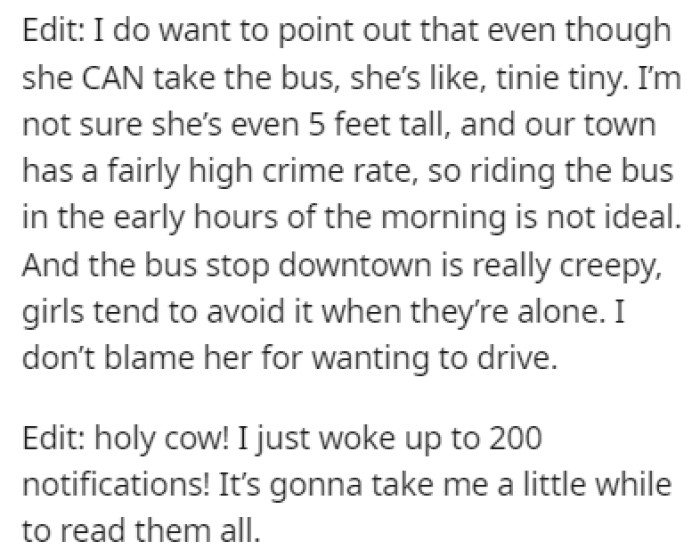 Public transport isn't very safe