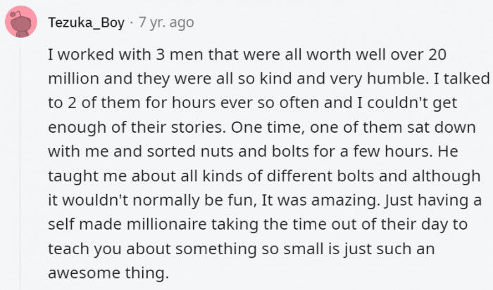 9. These people aren't just doing it for the money; that's clear