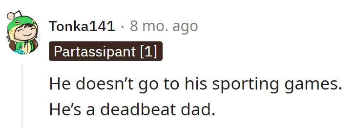 Missing the games, not the wit. Maybe some bleacher bonding is the plot twist he needs!