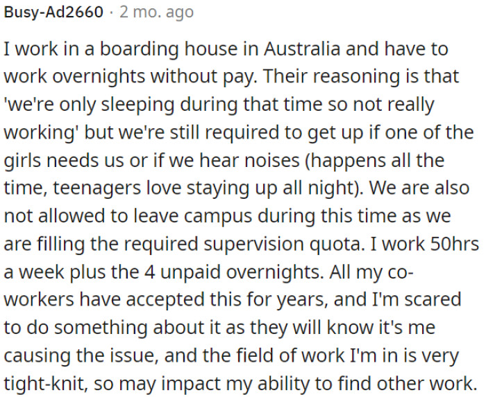 People are afraid to address it due to potential consequences