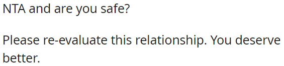 OP should consider ending this relationship.