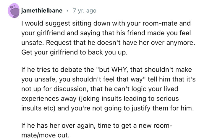 OP needs to lay down the law to Jay. And her girlfriend can back her up just to drive the point home