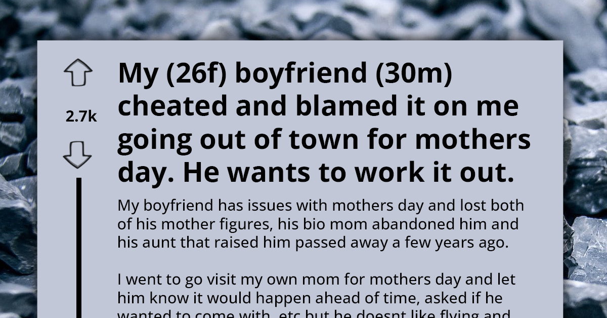 Moment Cheating Man Gets Caught But Blames His GF For Leaving Him Behind To Go See Her Mom