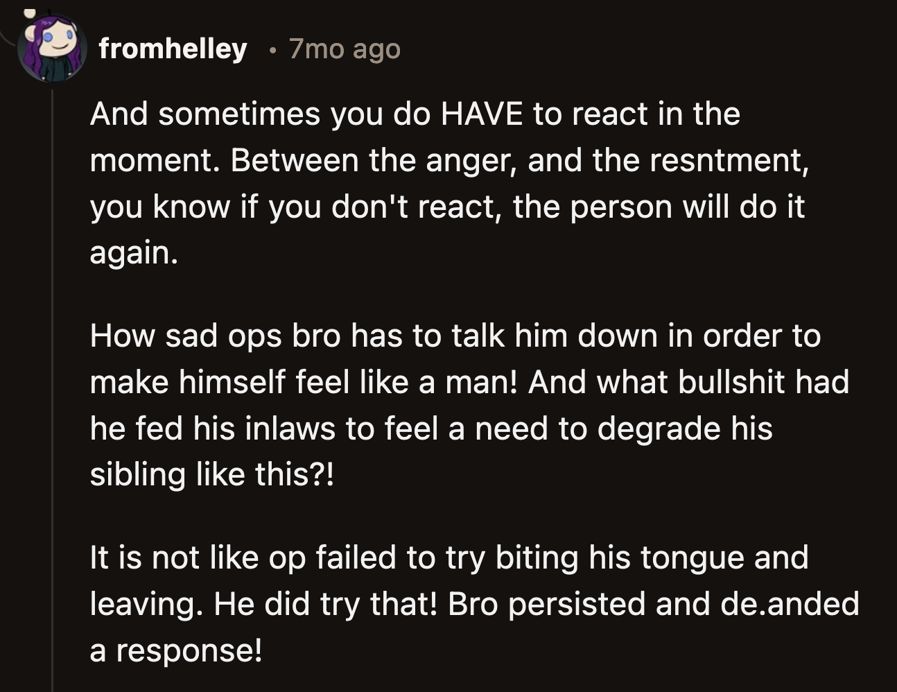 Pulling someone down to make yourself look better is always the wrong approach.
