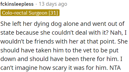 It's a lack of responsibility and empathy.