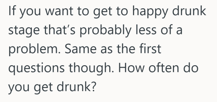 It all comes back to how often and how much, not just the idea of it.